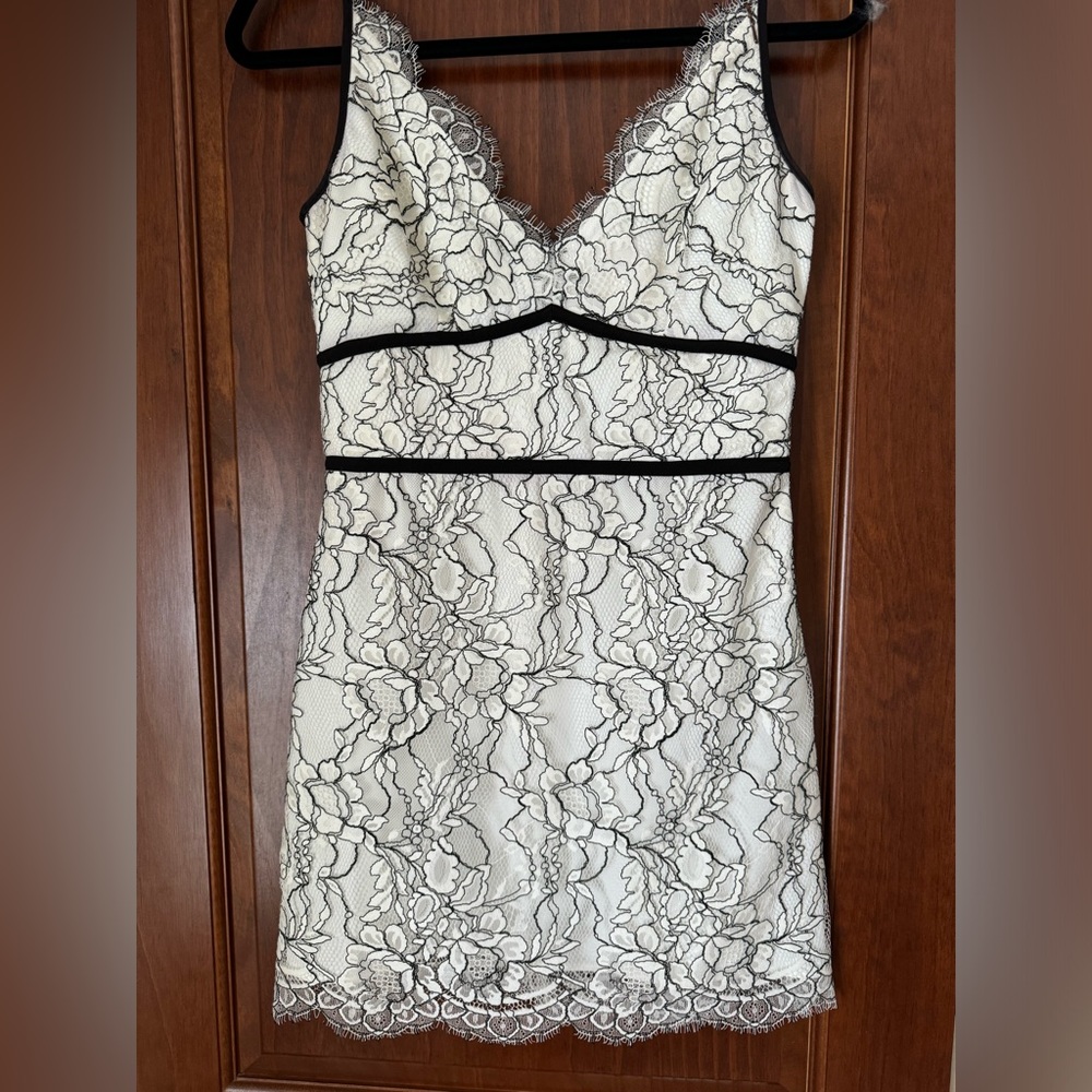 NBD REVOLVE black and white mini dress worn once!